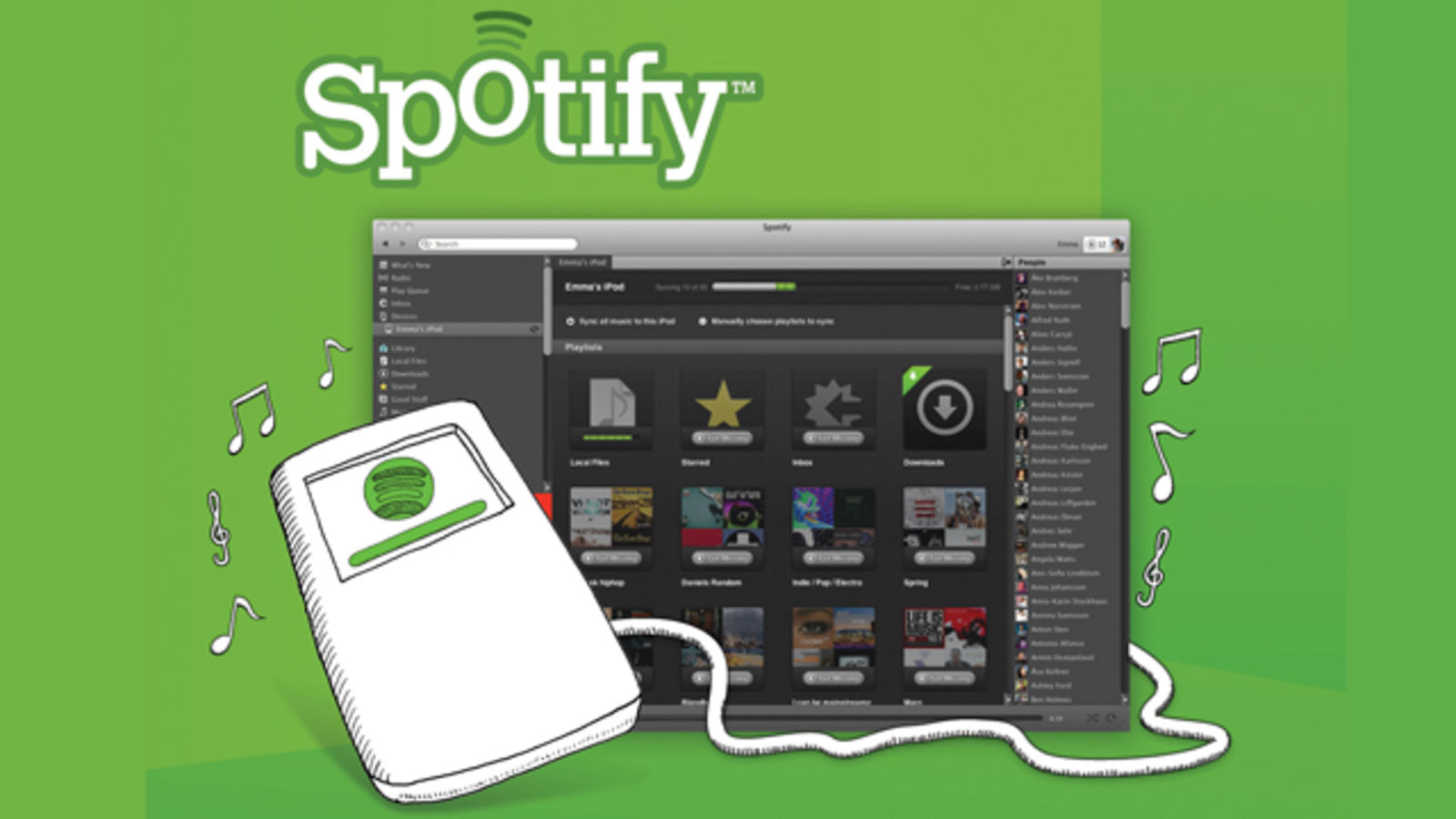 Spotify on ipod waiting to download ipod touch